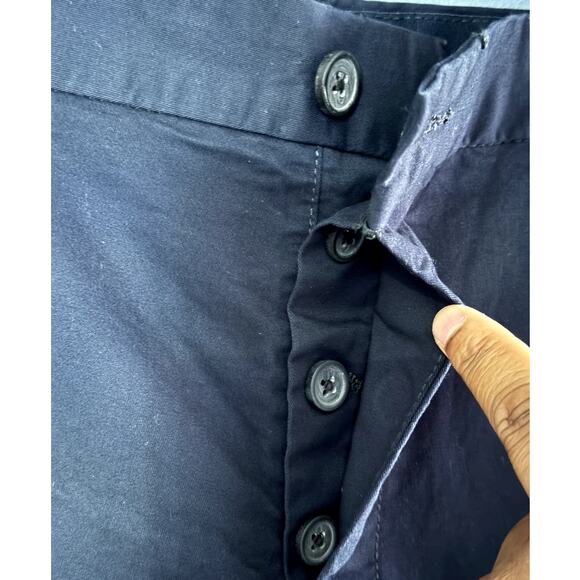 NWT PRIMARK NAVY BLUE MENS STRETCH SLIM CHINO PANTS 36" WAIST X 32" INSEAM - Picture 4 of 12